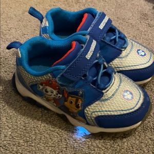 Size 8 toddler paw patrol sneakers
